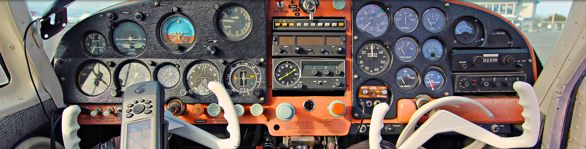 Small Plane Cockpit